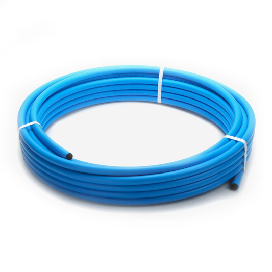 MDPE Alkathene Blue Pipe 20mm