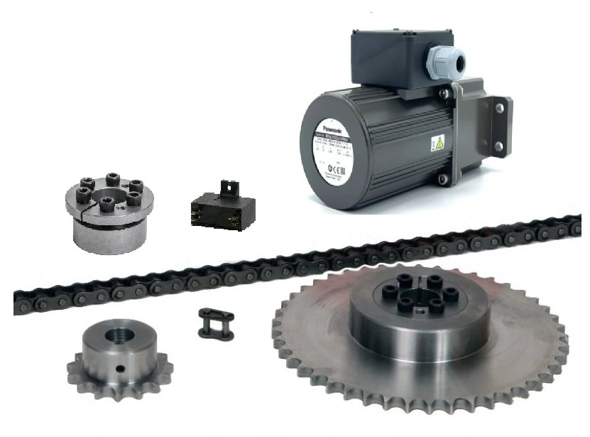 Klargester BA/BB Chain Kit - with Motor