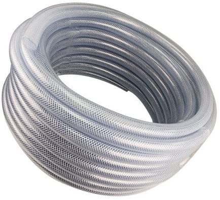 1/4" x 30m Coil Clear Braided Hose