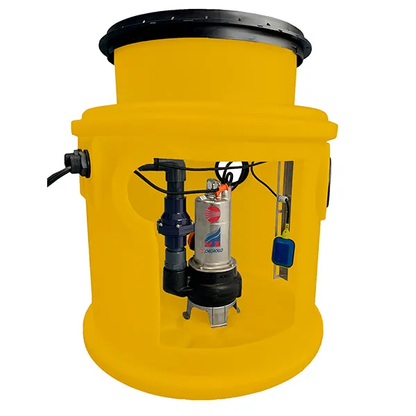 Pedrollo Powerdrain Foul Single Pump Station for Dirty Water 240ltr